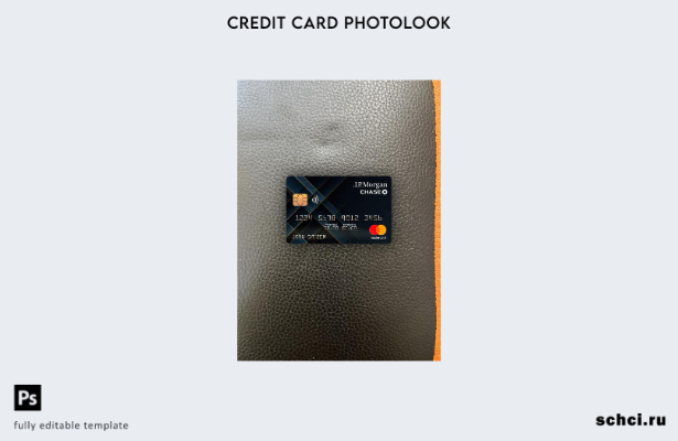 цифровая загрузка США JP Morgan Chase Bank Mastercard фотообраз переднего шаблон